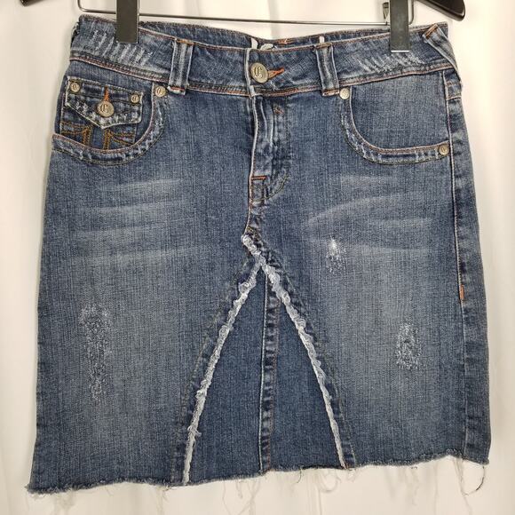 C'est Toi Dresses & Skirts - C'est Toi Blue Denim Mini-Skirt - Size M